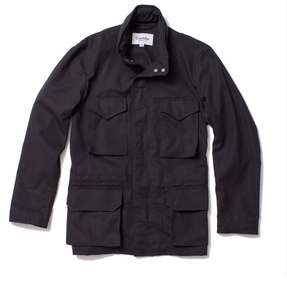 Corridor New York Unlined Ripstop M65 in Black